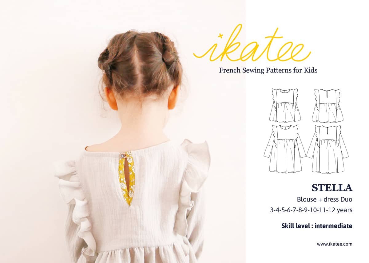 Ikatee - STELLA Duo Blouse & Dress - Girl 3/12 - Paper Sewing Pattern