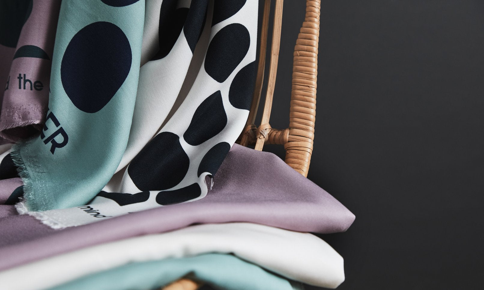 Mind The MAKER - About a Dot Creamy White ECOVERO™ Viscose Twill Fabric