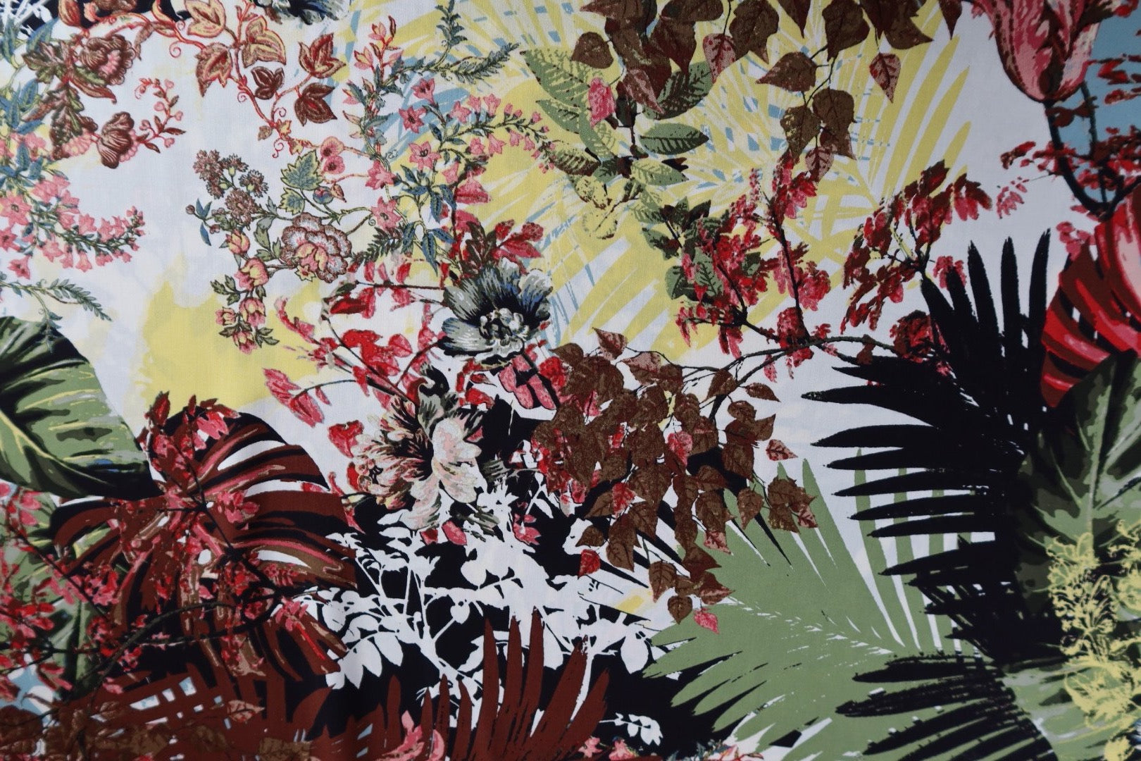 Ex-Designer Tropical Summer Viscose / Rayon Fabric