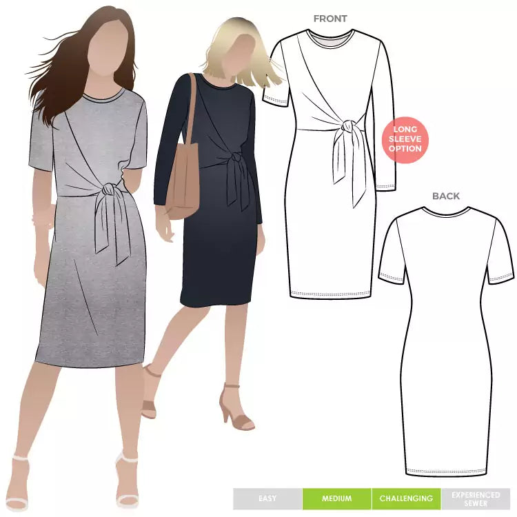 Style ARC - Astoria Knit Dress (Sizes 4-16) Sewing Pattern
