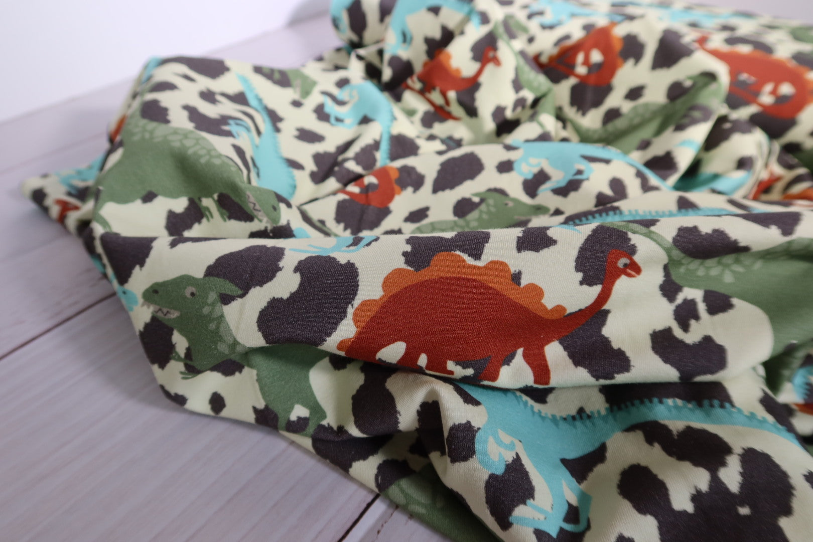 Danish Design - Dinosaurs Organic Cotton Jersey Fabric