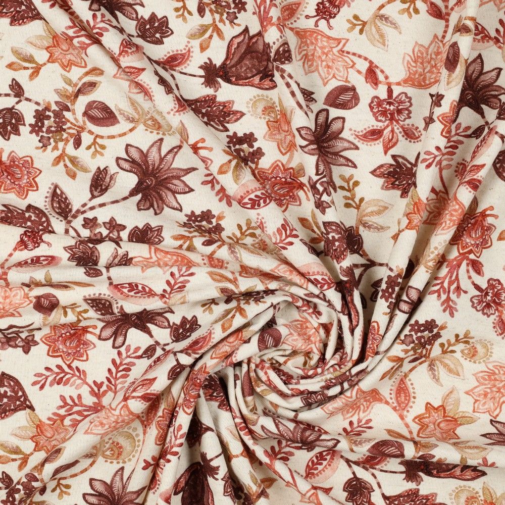 Henna Sienna Linen Cotton Jersey