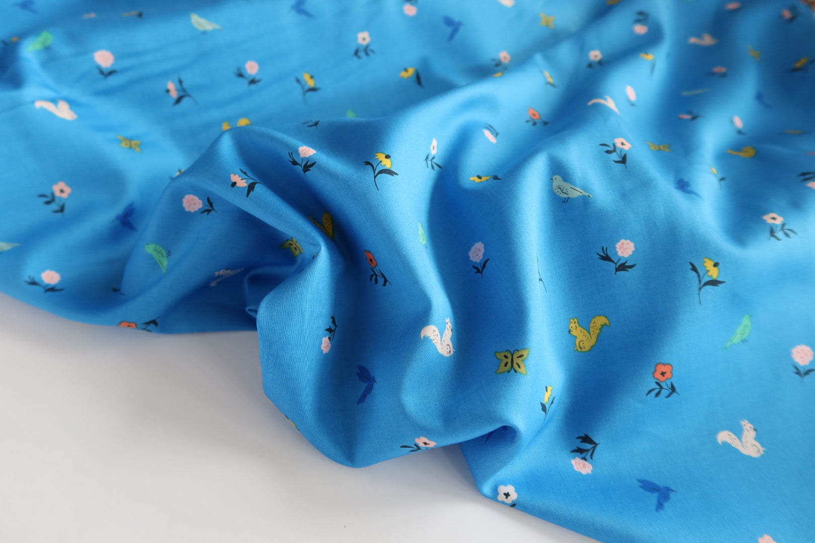 REMNANT 2.9 Metres - Cloud 9 Fabrics - Frolic From Wildflower Organic Cotton Sateen