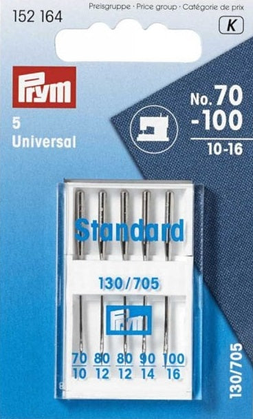 Prym Sewing Machine Needles  - Universal 70-100  10-16