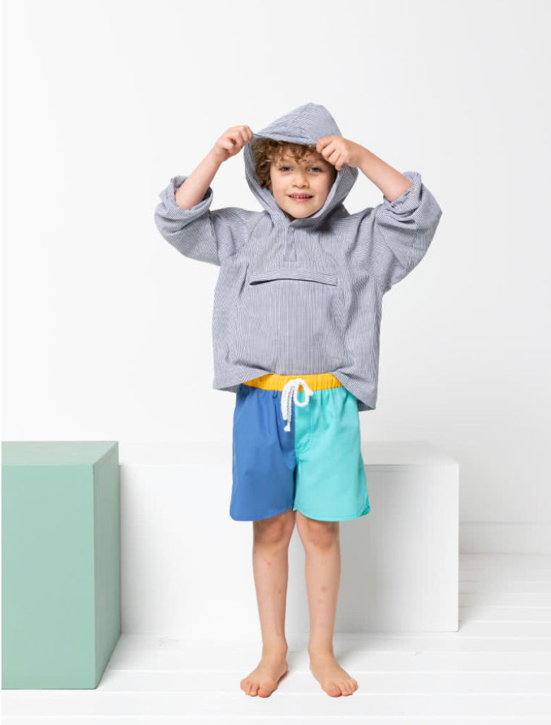 Style ARC - Ash Kids Anorak / Coat (Age 2 - 8) Sewing Pattern