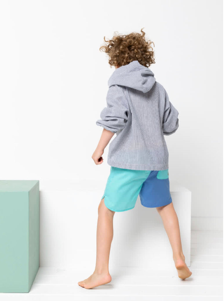 Style ARC - Ash Kids Anorak / Coat (Age 2 - 8) Sewing Pattern