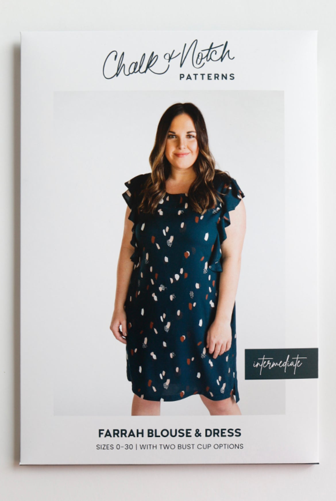 Chalk and Notch - Farrah Blouse and Dress Sewing Pattern