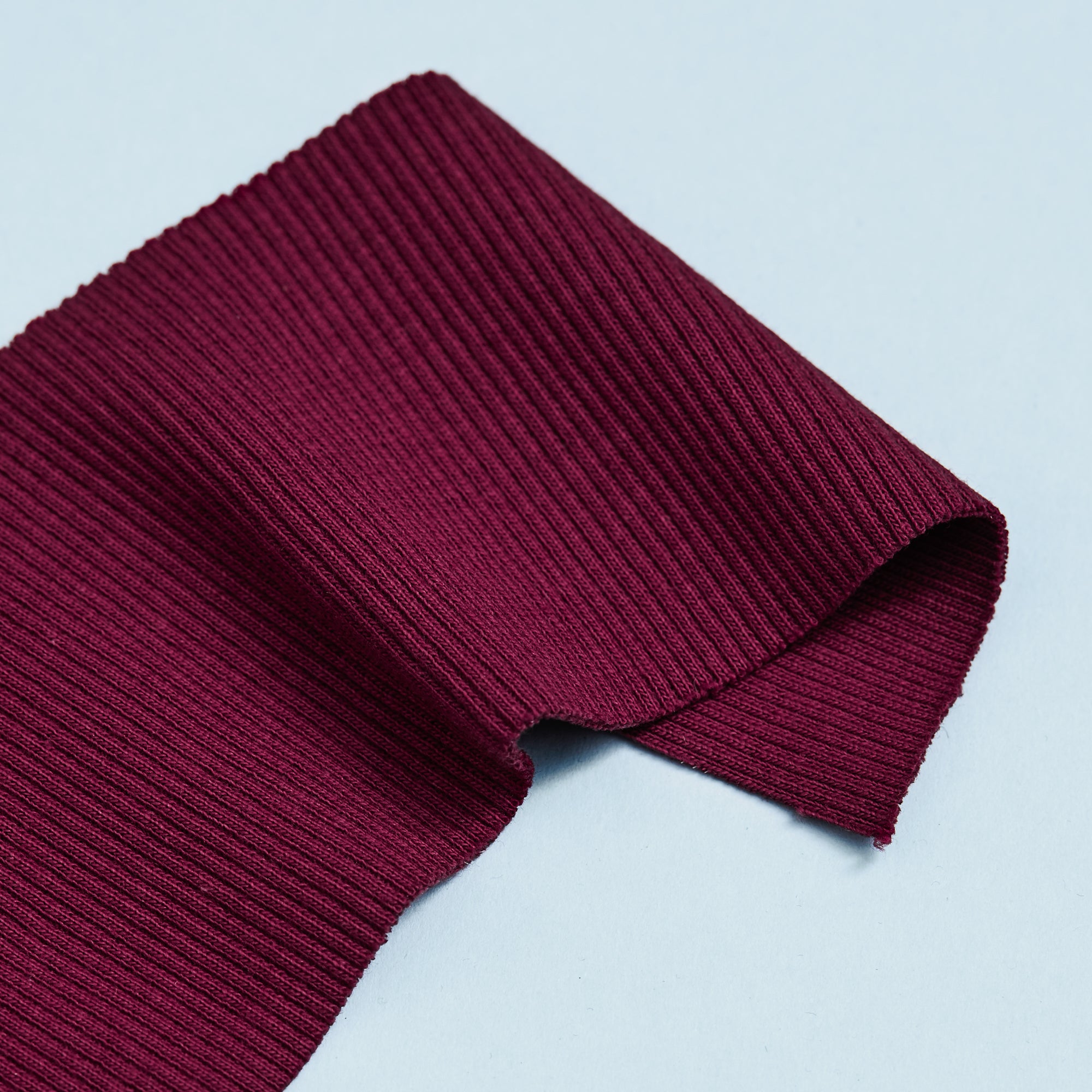 Mind The MAKER - Organic 2x1 Rib Knit in Fuchsia