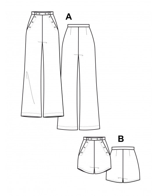 Pauline Alice - Romero Trousers Sewing Pattern