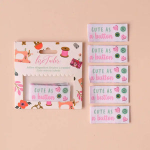 Lise Tailor - Cute as a Button - Woven Sewing Labels