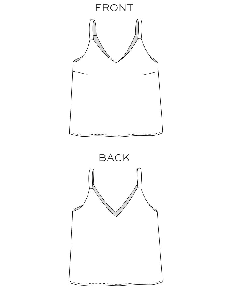 True / Bias - OGDEN CAMI Sewing Pattern 14-30