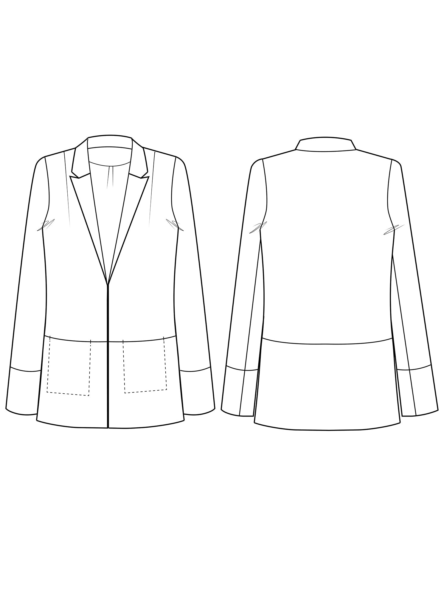 The Avid Seamstress THE BLAZER- Sewing Pattern