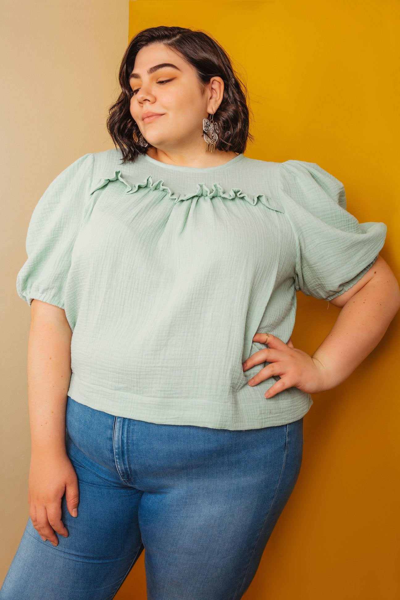 FRIDAY Pattern Co - the Sagebrush Top Sewing Pattern