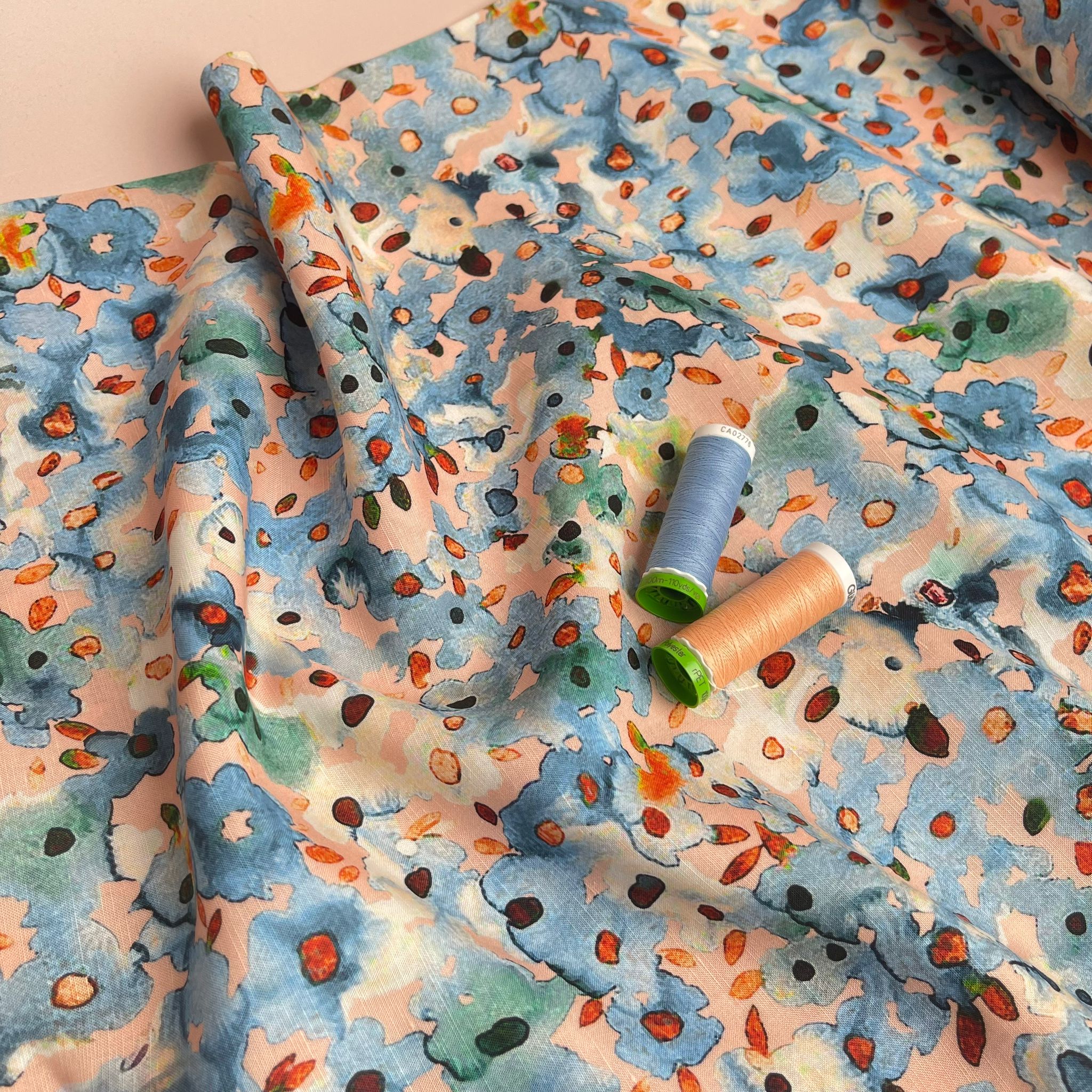 Spring Blooms Linen with Tencel™ Fibres