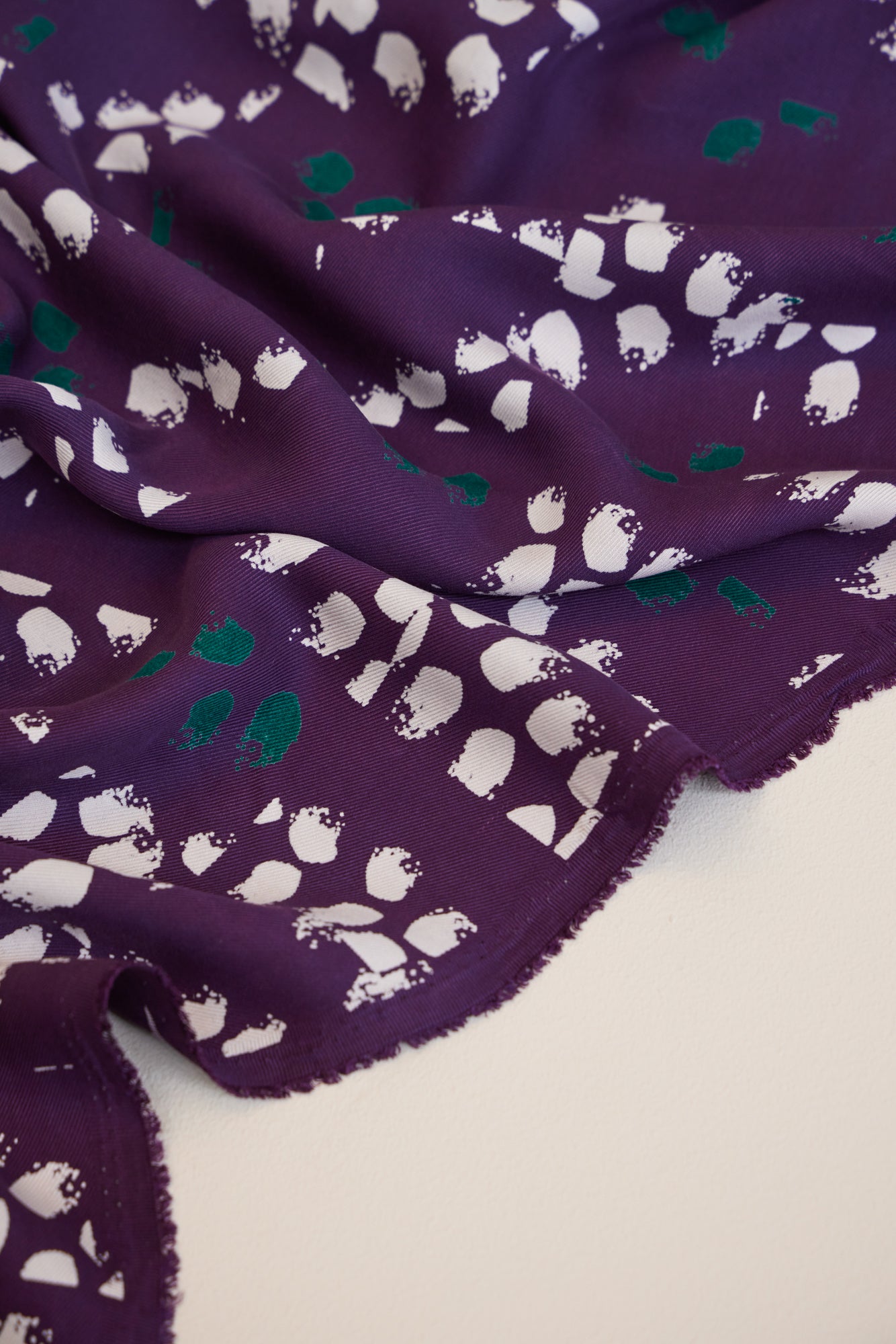 REMNANT 1.06 metres - Meet MILK - Whimsy Purple Night with TENCEL™ Lyocell fibres