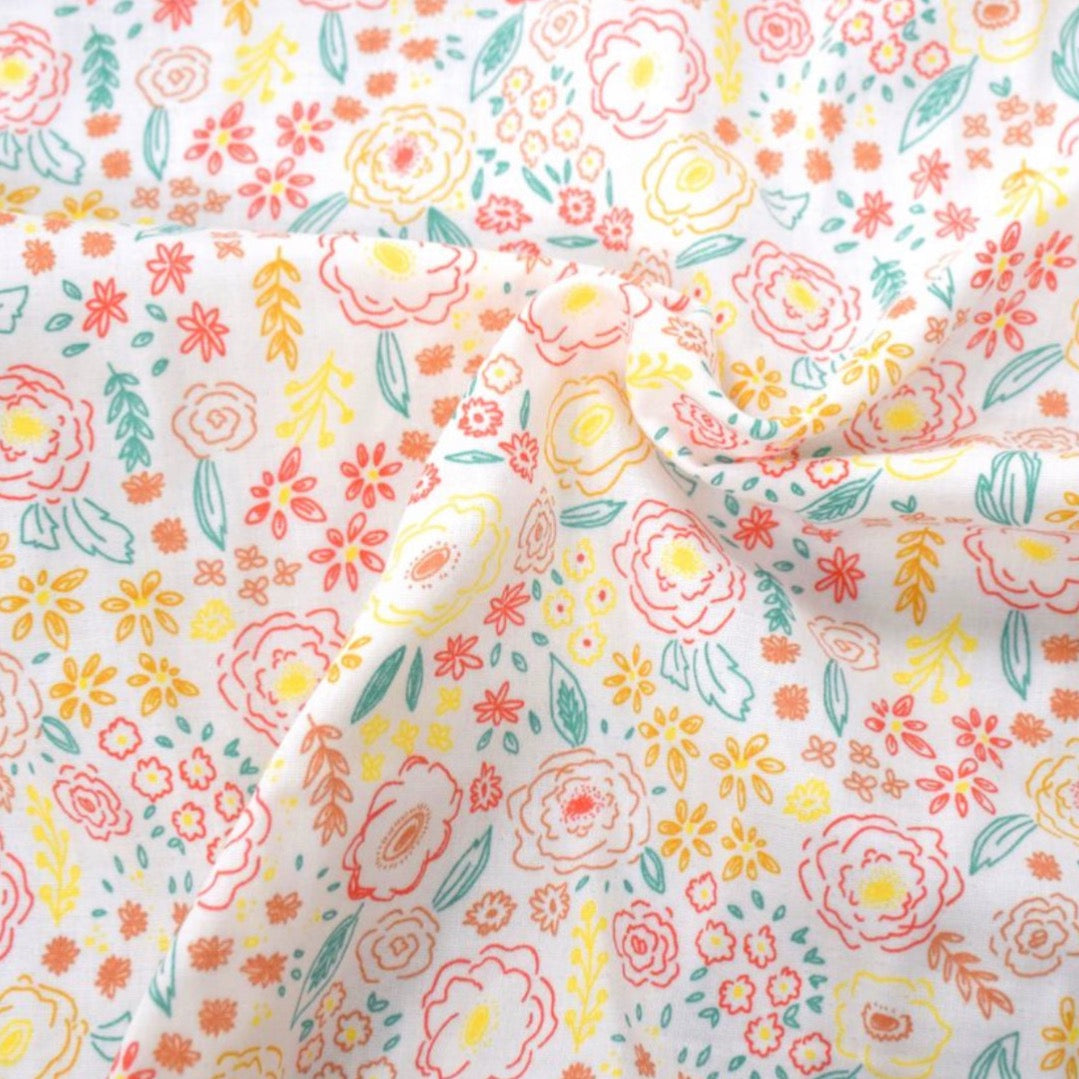 REMNANT 0.55 Metre - Cousette - Majorelle Double Gauze Fabric