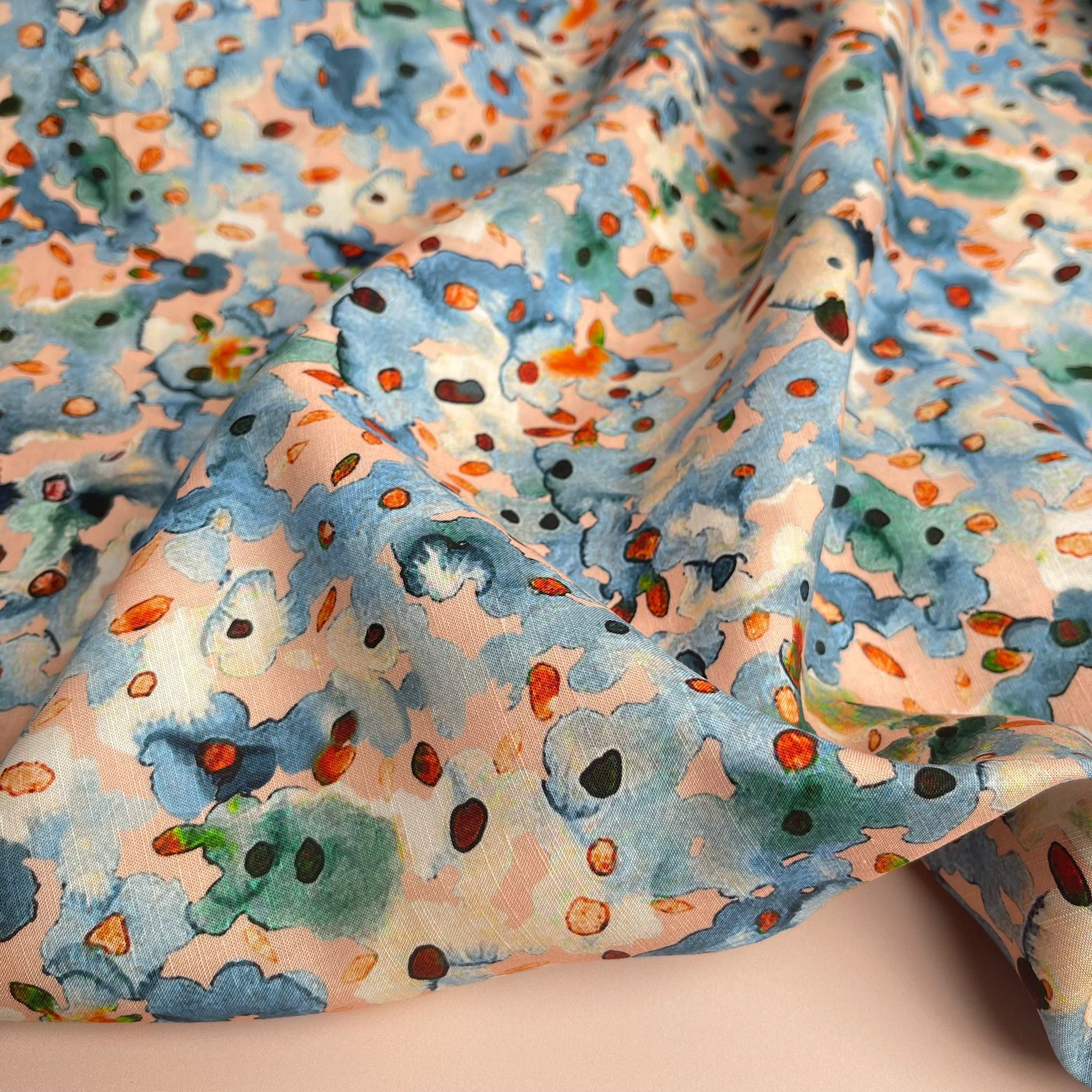 Spring Blooms Linen with Tencel™ Fibres