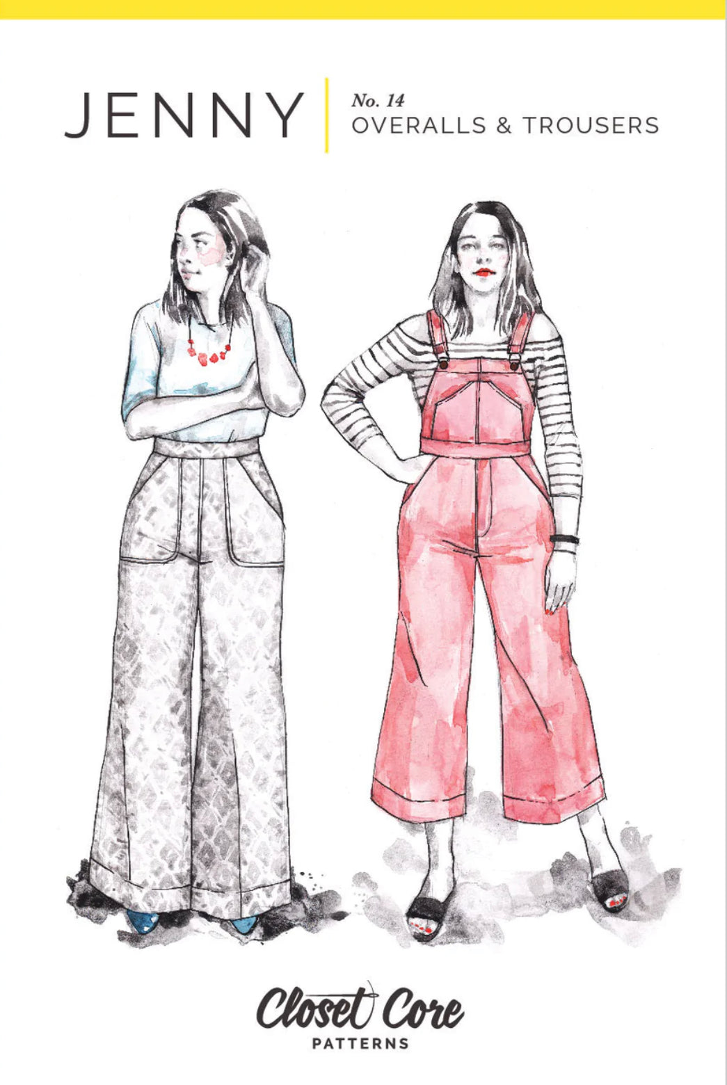 Closet Core - Jenny Overalls & Trousers Sewing Pattern