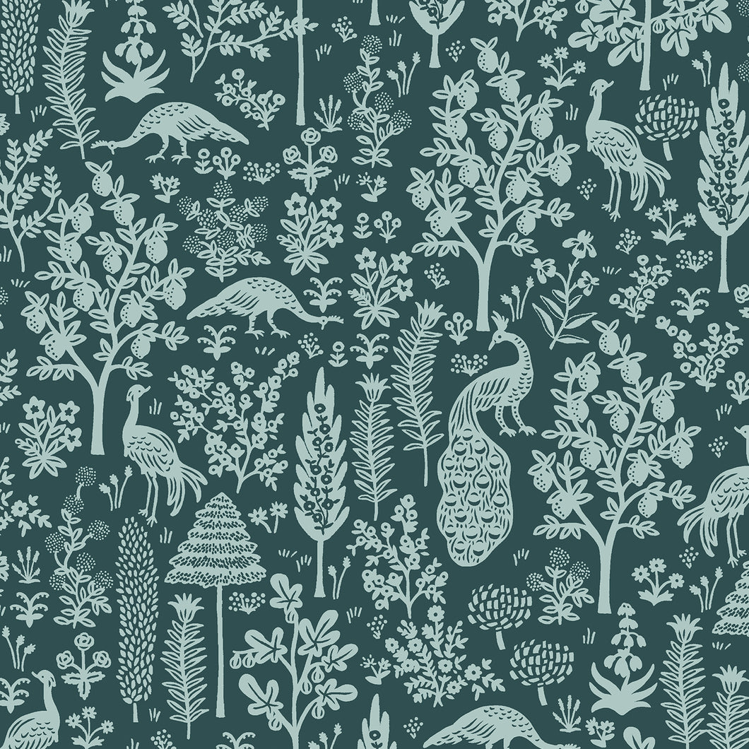 Rifle Paper Co - Menagerie Silhouette Emerald Cotton from Camont