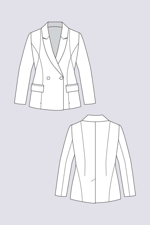 Named Clothing - AAVA Tailored Blazer Sewing Pattern