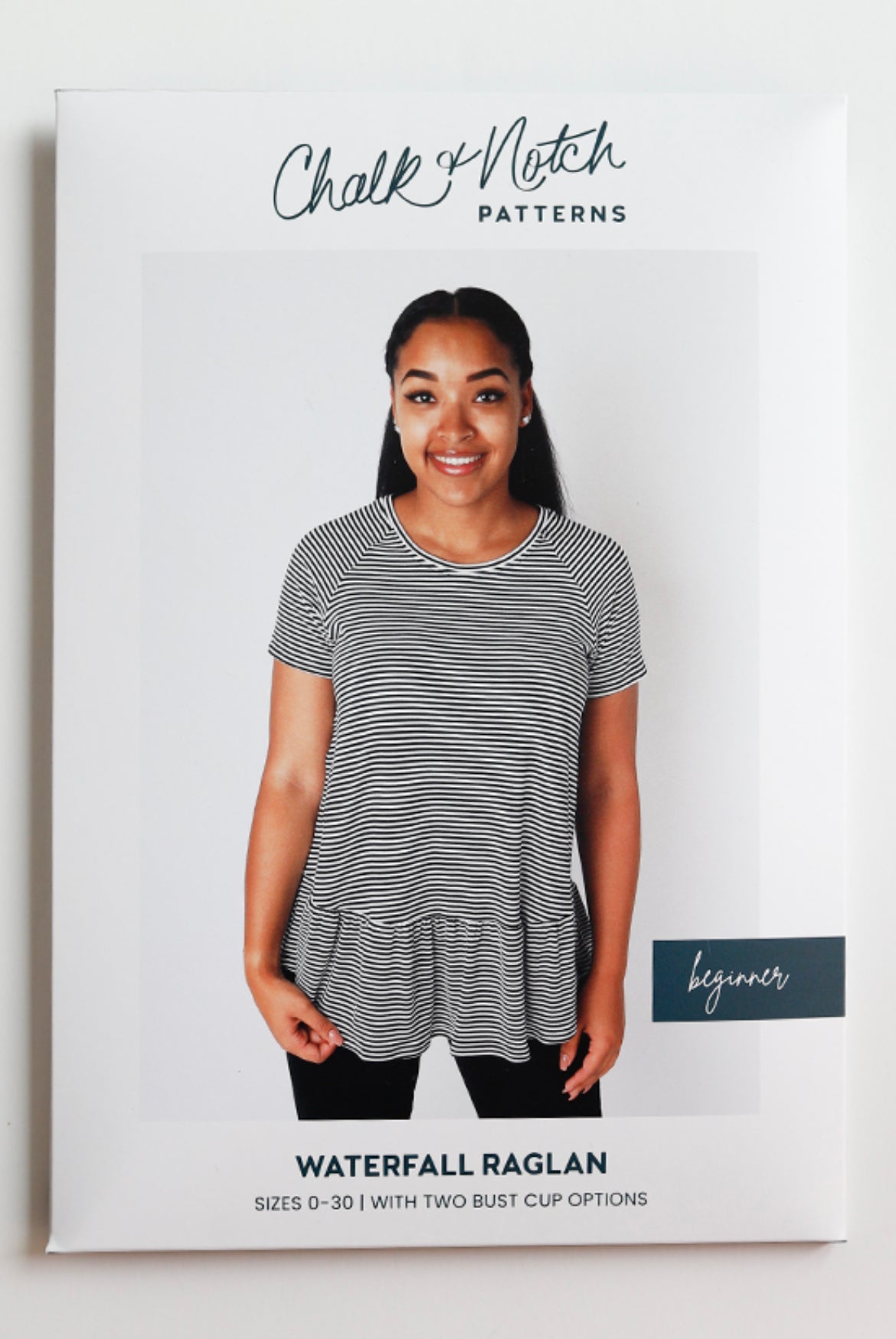 Chalk and Notch - Waterfall Raglan Sewing Pattern