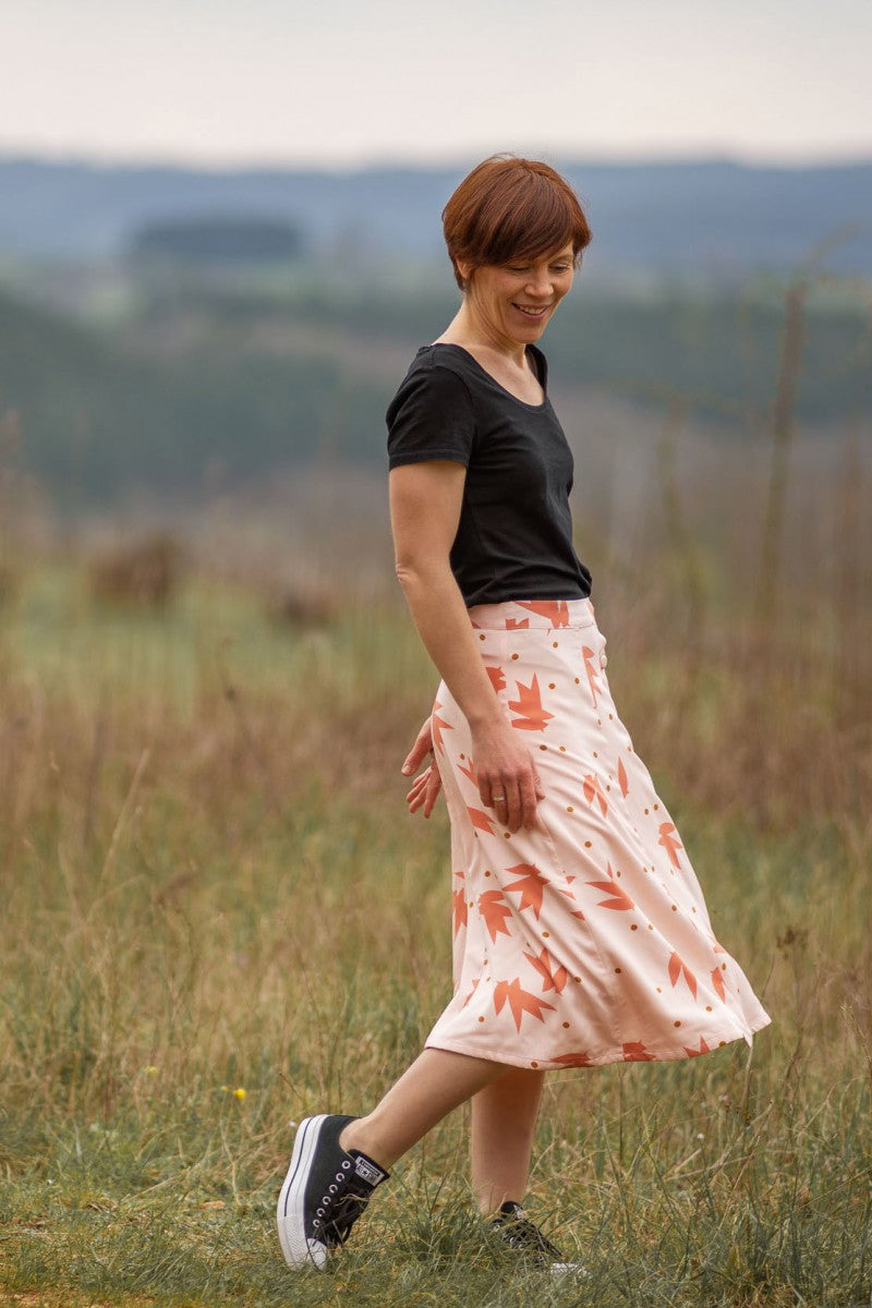 Églantine & Zoé - Streli in Nude Viscose Poplin Fabric