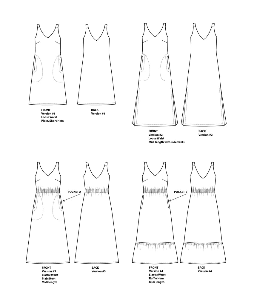 Sew House Seven - The Sauvie Sundress Sewing Pattern 00-20