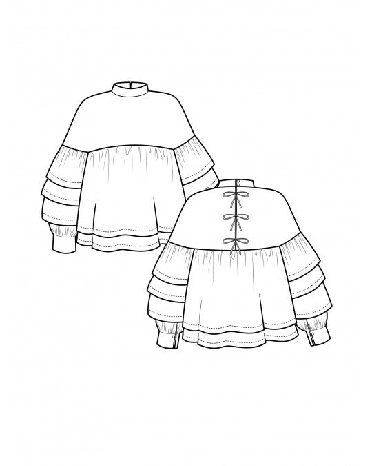 Pauline Alice - Coeli Blouse Sewing Pattern