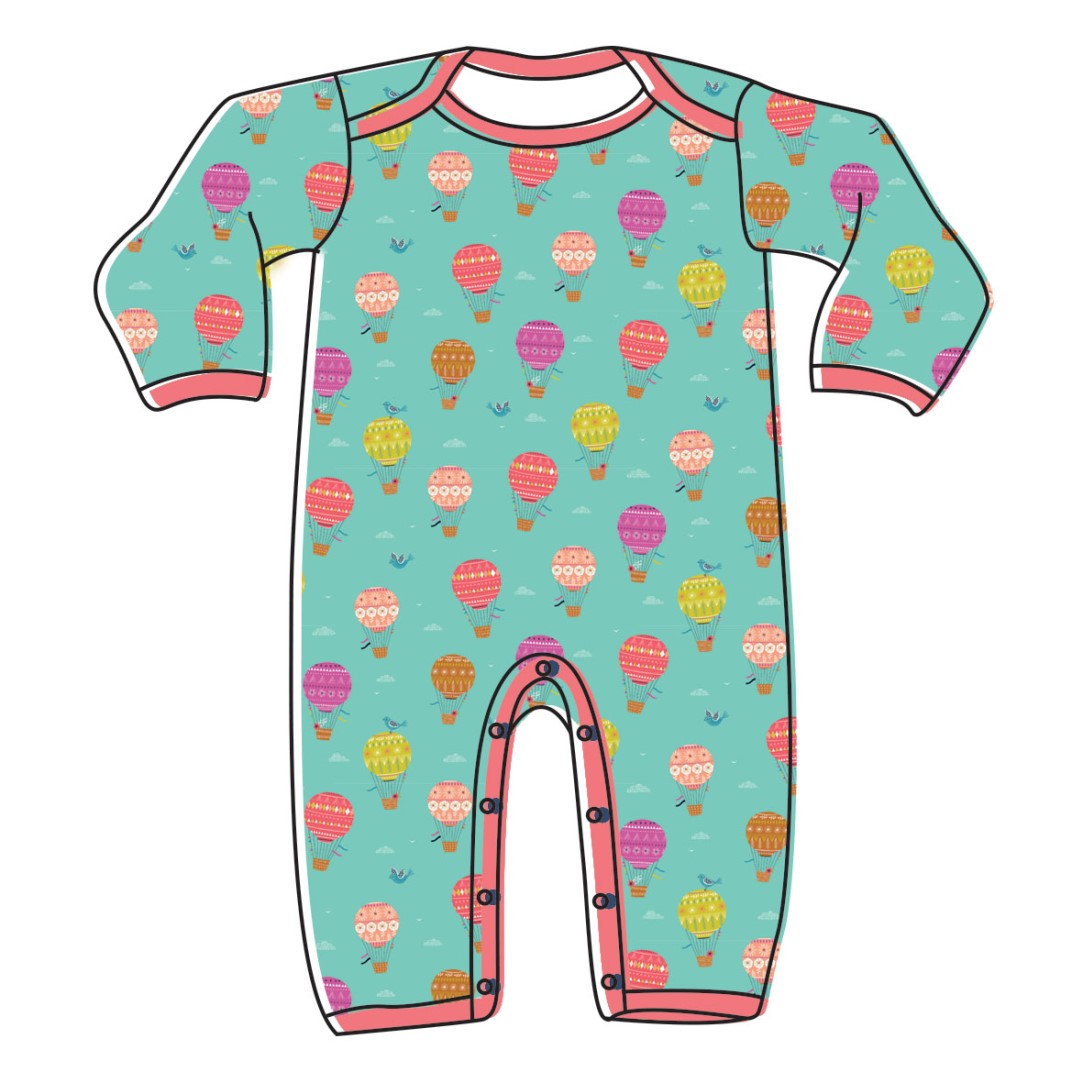 Two Stitches -Babygrow Sewing Pattern