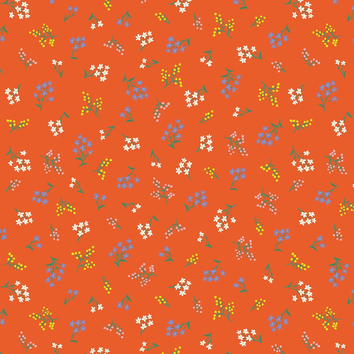 Rifle Paper Co - Petites Fleurs Red Cotton from Strawberry Fields