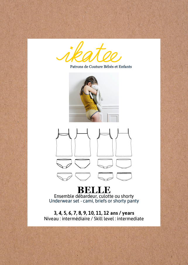 Ikatee - Belle Underwear/ Swimsuit girls 3-12y - Paper Sewing Pattern