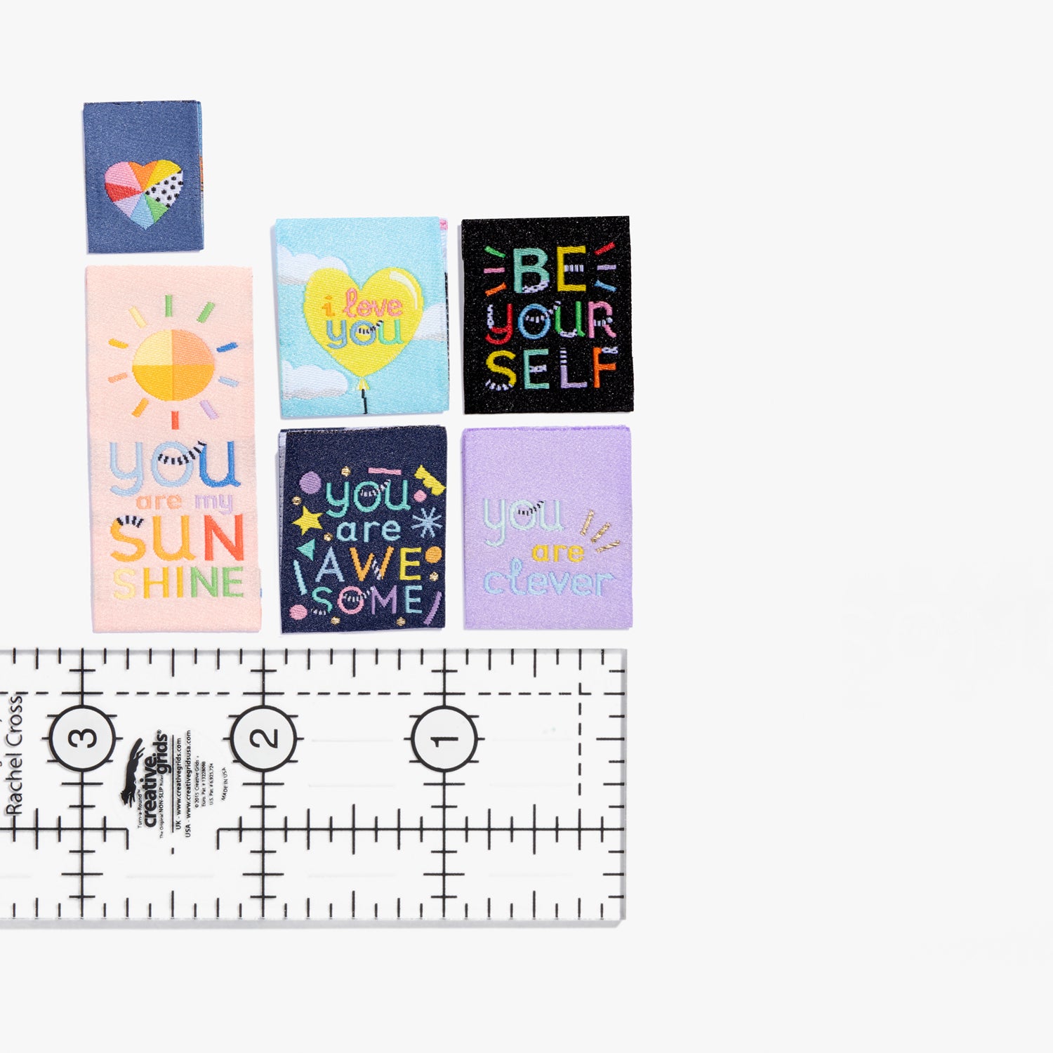 Kylie and the Machine X Brook Gossen “Going Places” - Limited Edition Artist Collection - Pack of 18 Clothing Labels & 7 Stickers
