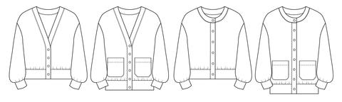 Wardrobe by Me - Balloon Cardigan Sewing Pattern