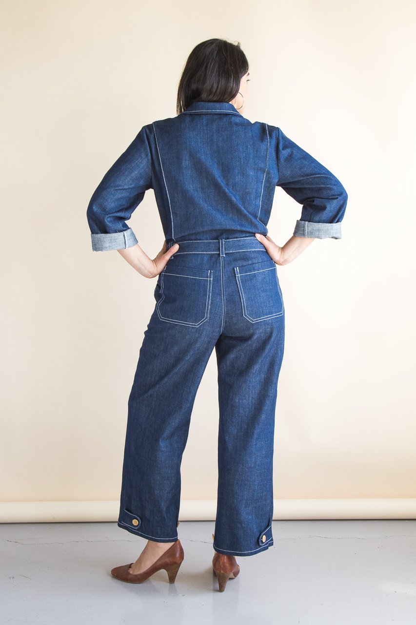 Closet Core - Blanca Flight Suit Sewing Pattern