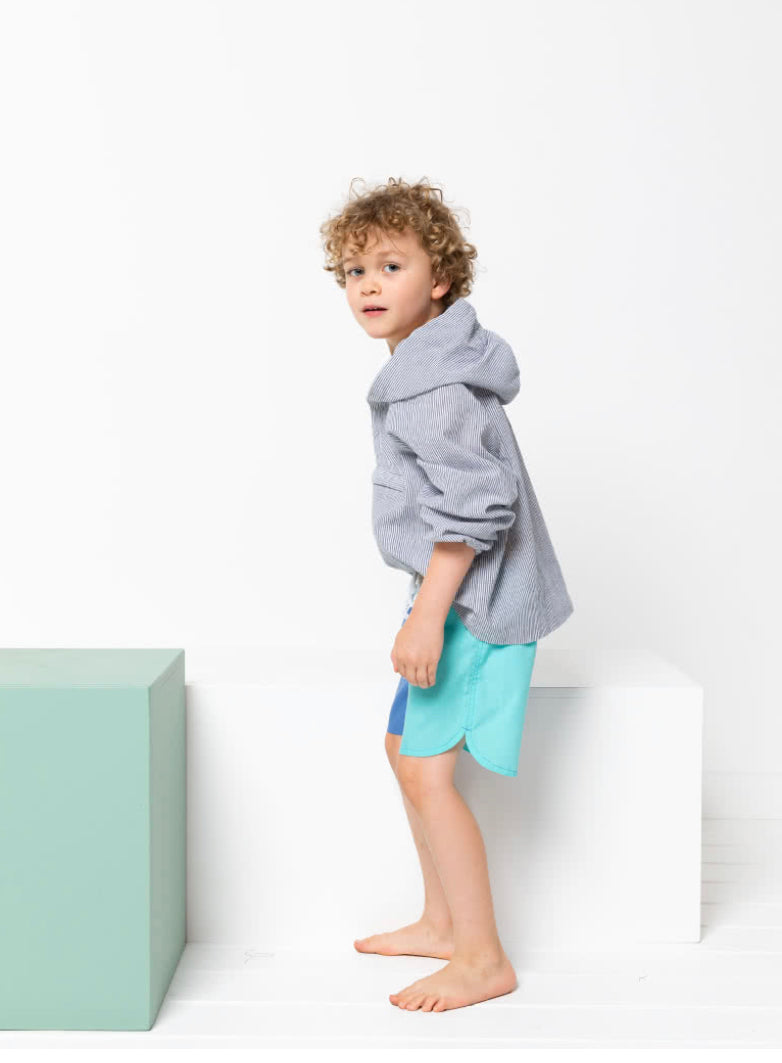 Style ARC - Ash Kids Anorak / Coat (Age 2 - 8) Sewing Pattern