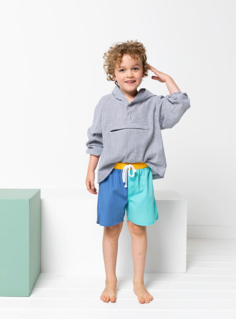 Style ARC - Ash Kids Anorak / Coat (Age 2 - 8) Sewing Pattern