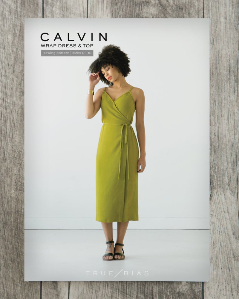 True / Bias - CALVIN Wrap Dress & Top Sewing Pattern