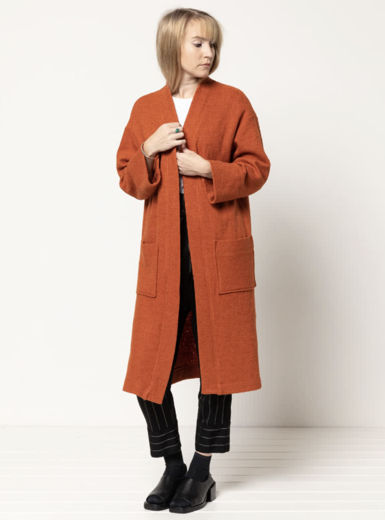 Style ARC - Sigrid Knit Coat (Sizes 18 - 30) Sewing Pattern