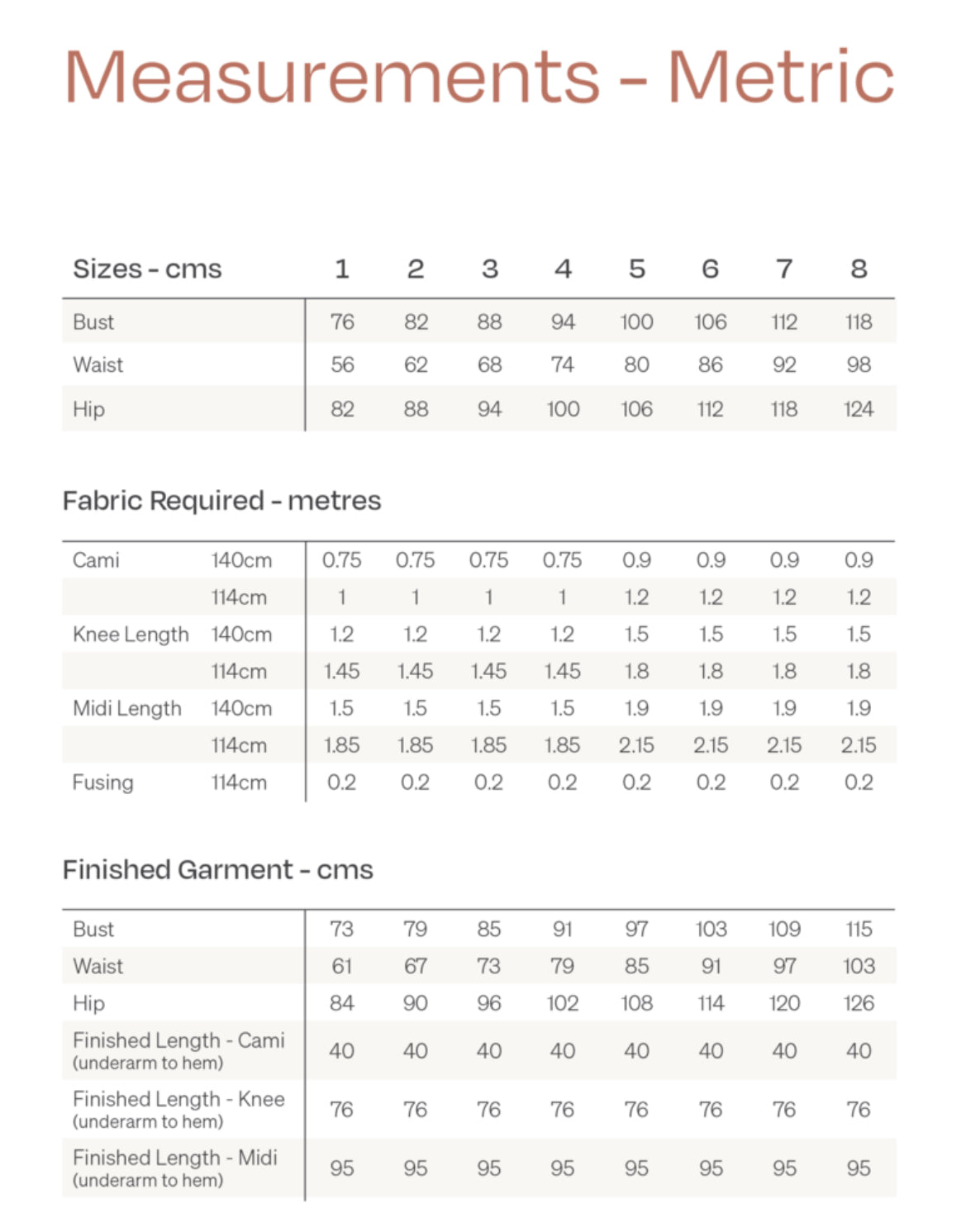 Papercut Patterns - Maya Cami / Dress Sewing Pattern