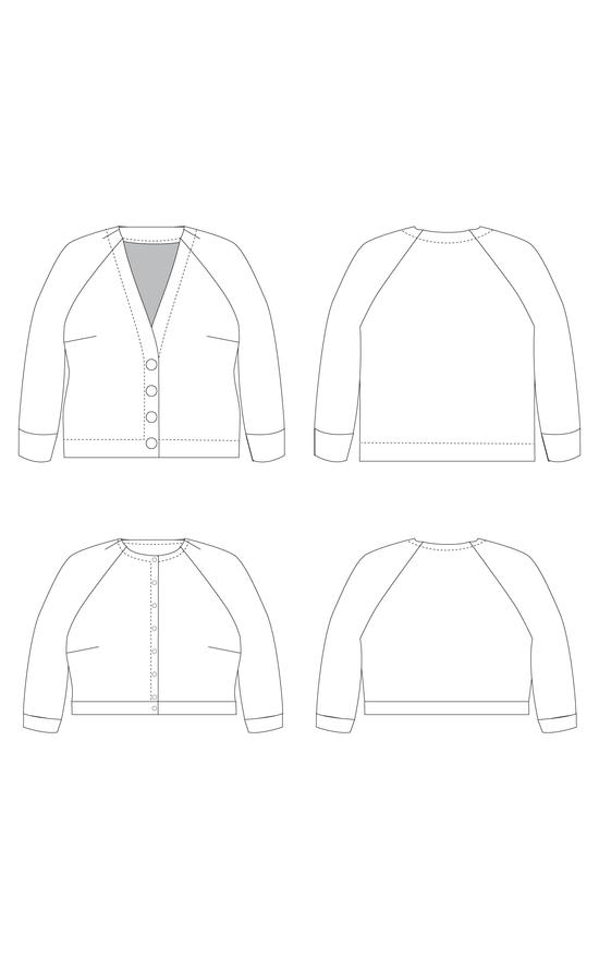 Cashmerette Fuller Cardigan Sewing Pattern