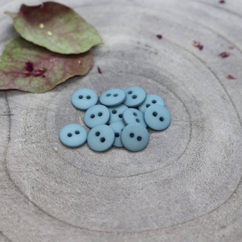 Atelier Brunette - Classic Matte Buttons - Storm 12mm