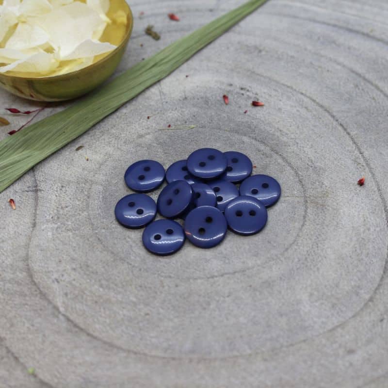 Atelier Brunette - Classic Shine Buttons - Cobalt 12mm