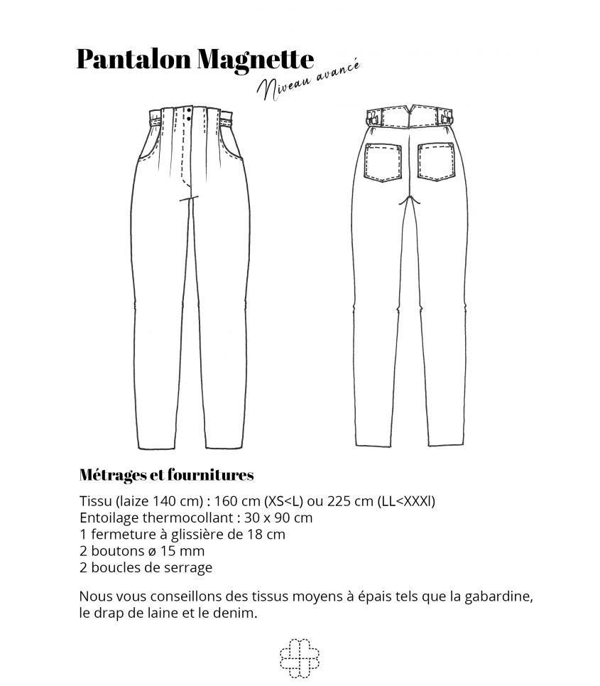 Cousette - Magnette Trousers Sewing Pattern