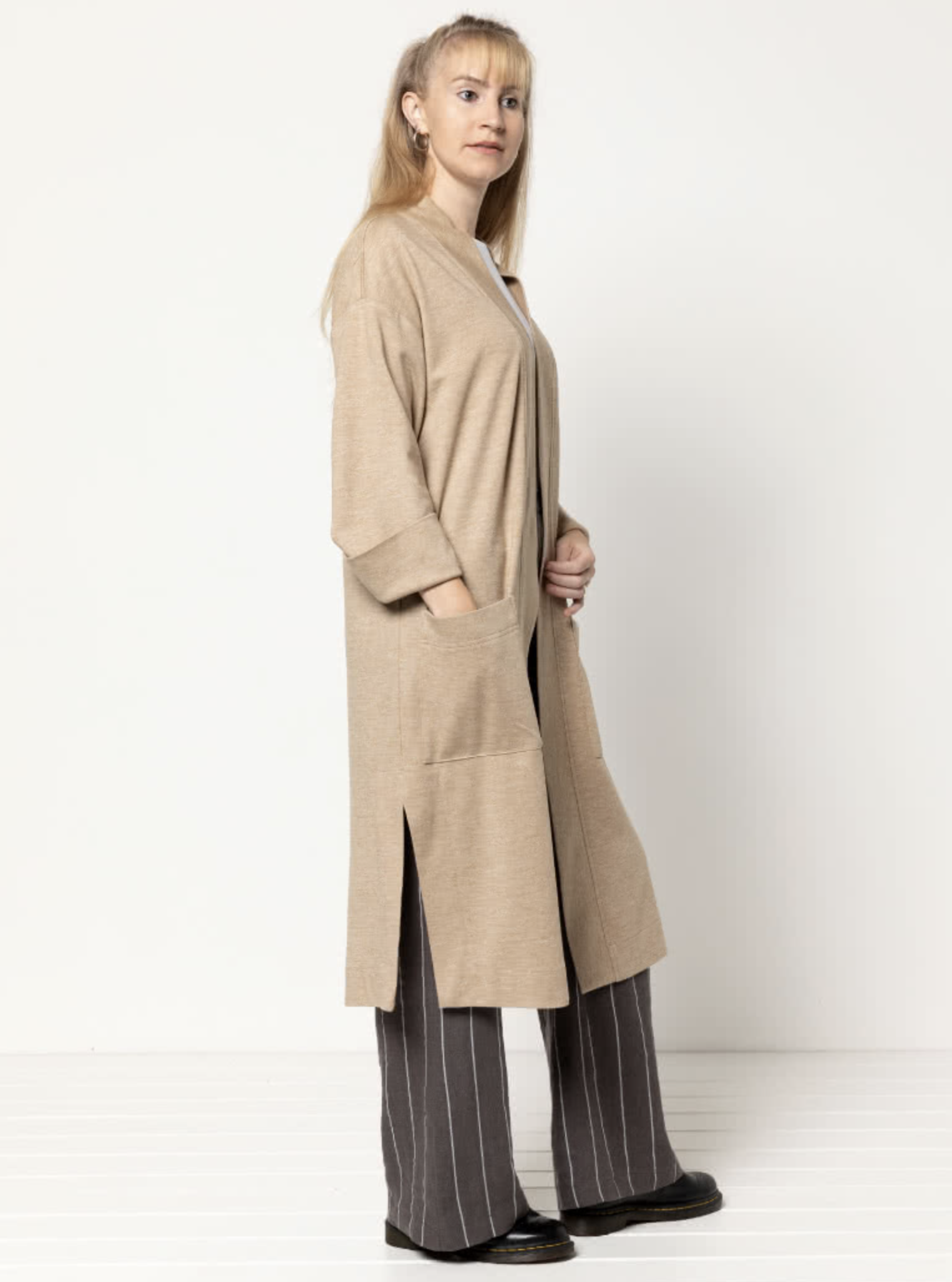Style ARC - Sigrid Knit Coat (Sizes 18 - 30) Sewing Pattern