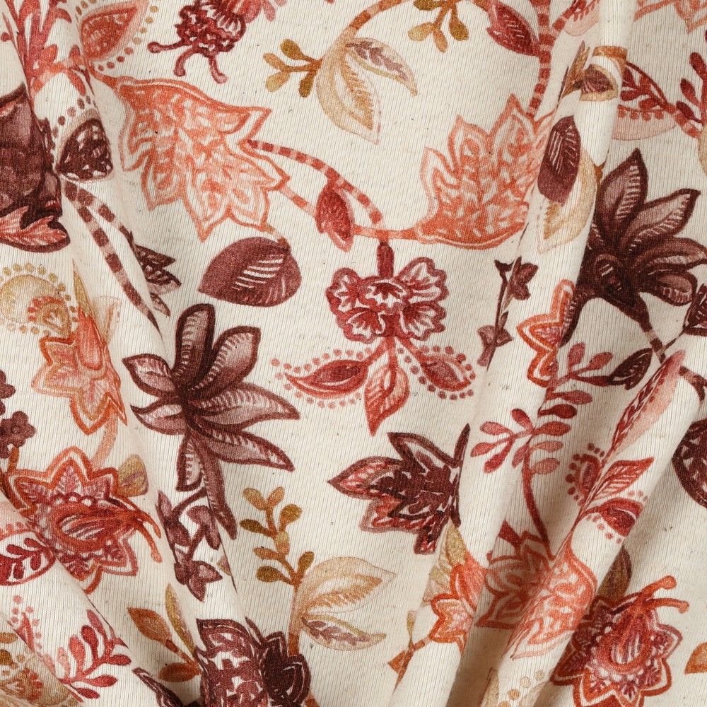 Henna Sienna Linen Cotton Jersey