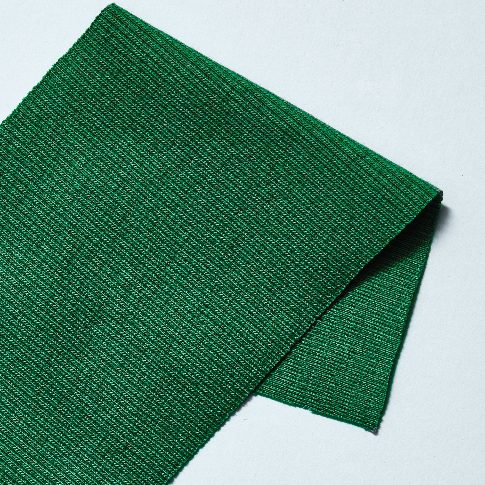 Mind The MAKER Organic 2x1 Rib Knit in Jolly Green