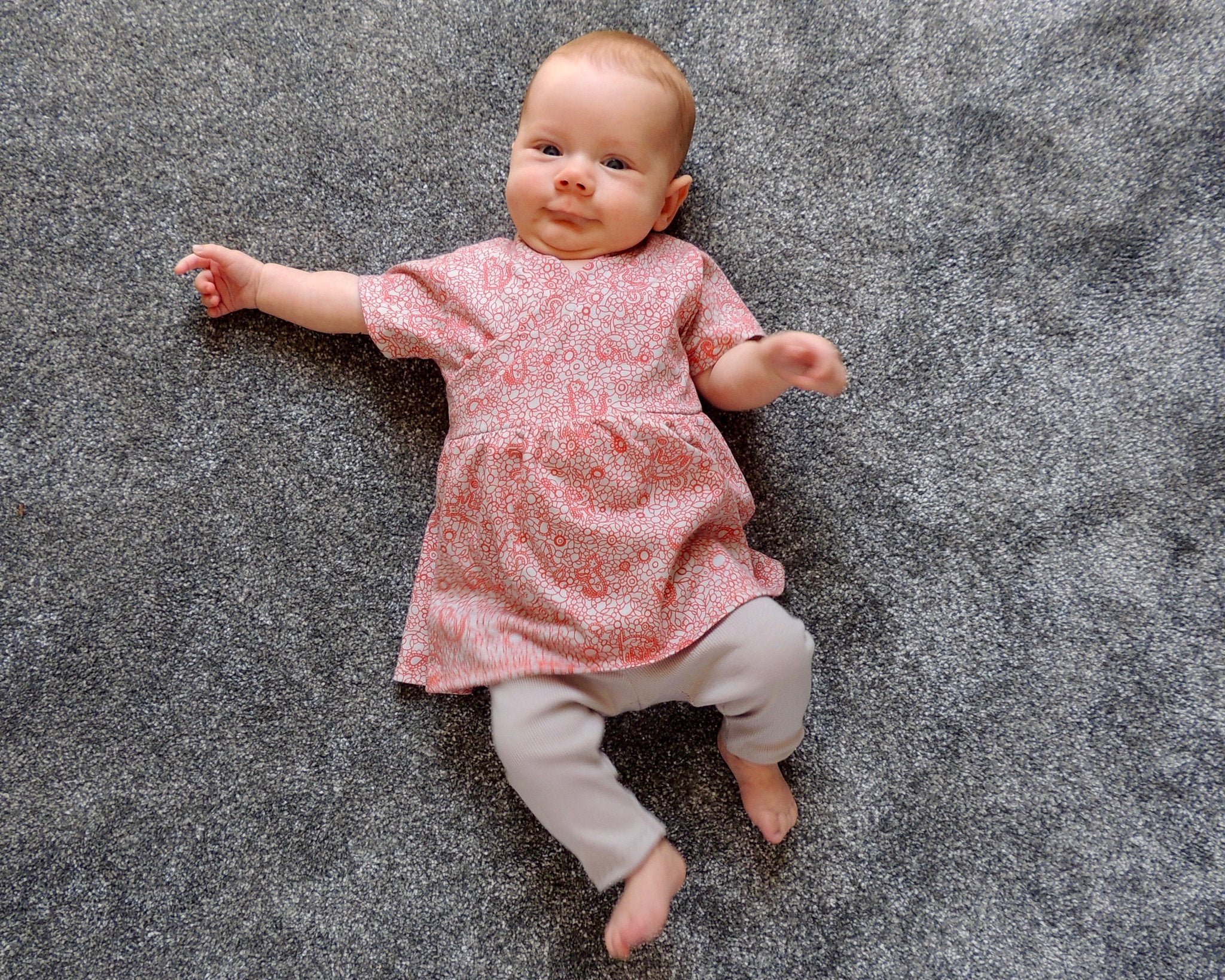 Dhurata Davies - Flow Dress and Riley Leggings (Newborn - 24 months) - Paper Sewing Pattern