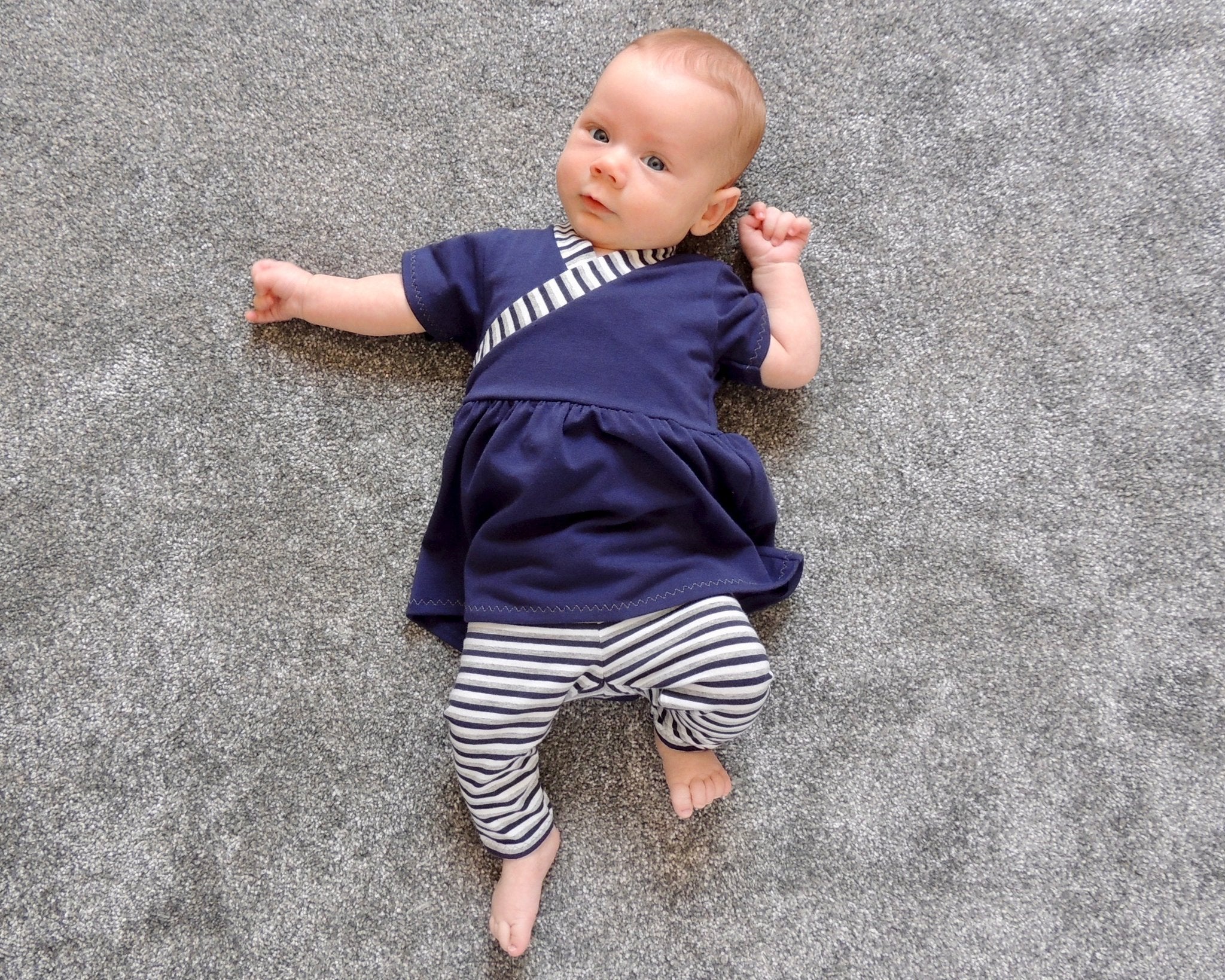 Dhurata Davies - Flow Dress and Riley Leggings (Newborn - 24 months) - Paper Sewing Pattern