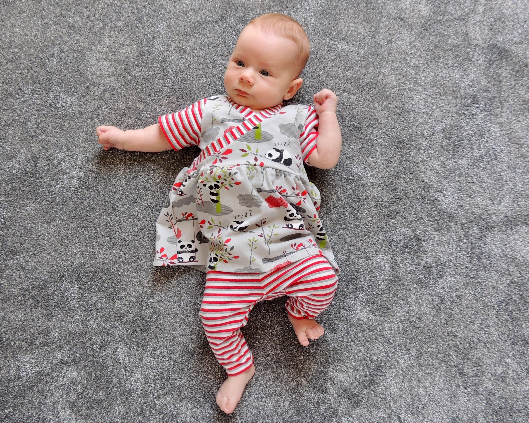 Dhurata Davies - Flow Dress and Riley Leggings (Newborn - 24 months) - Paper Sewing Pattern