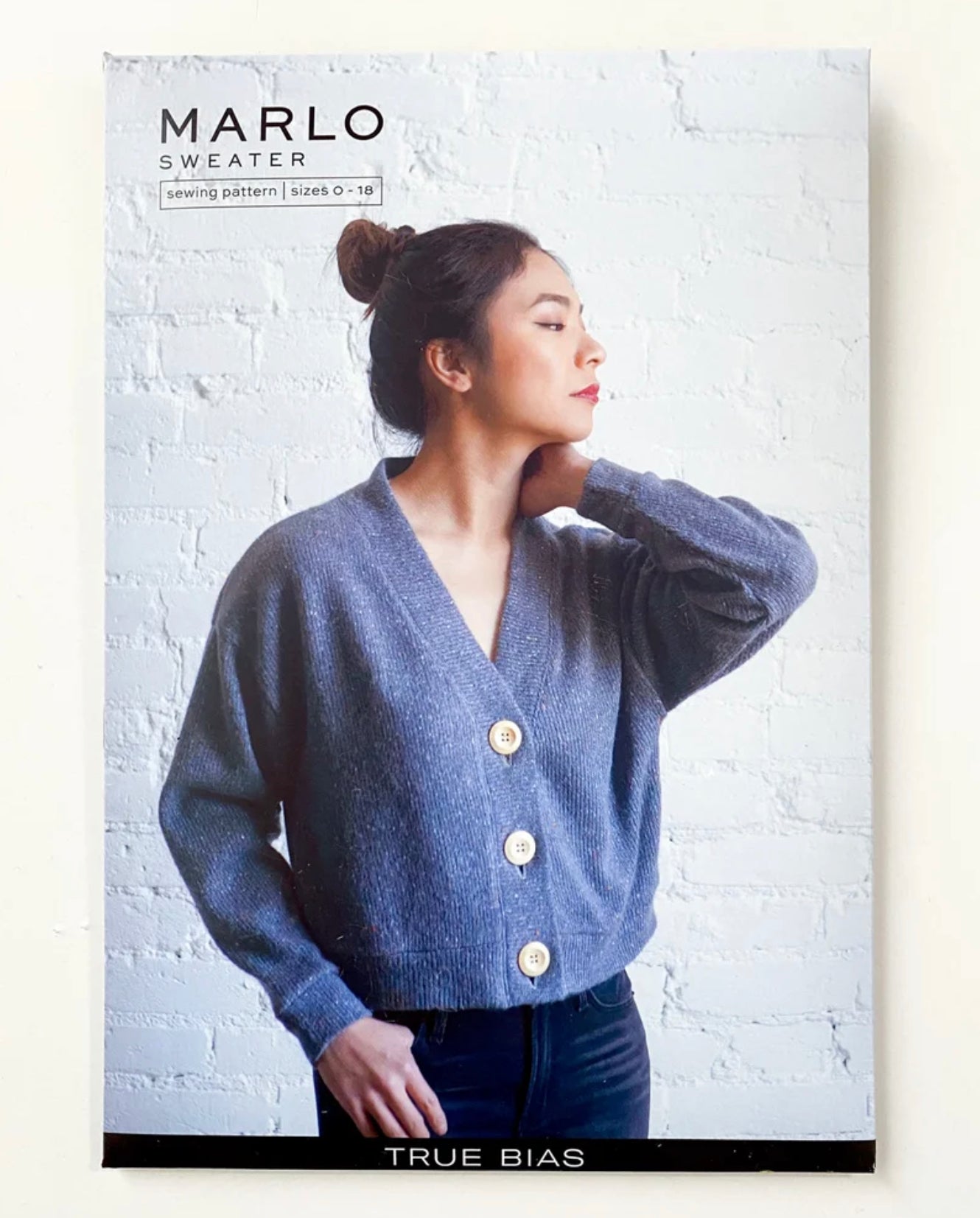 True / Bias  -  MARLO Sweater Sewing Pattern 0-18